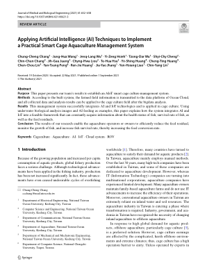 应用人工智能 (AI) 技术实施实用智能笼养水产养殖管理系统